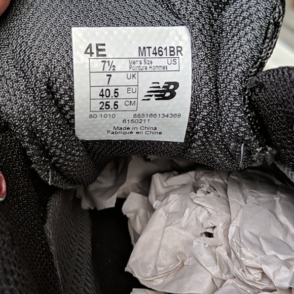 New Balance Men's Trail Sneakers MT461BR - Picture 4 of 4